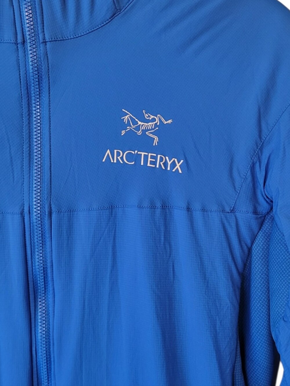 Arc'teryx Men's Atom LT Bright Blue Hooded Insulated Jacket Size S - Picture 3 of 6